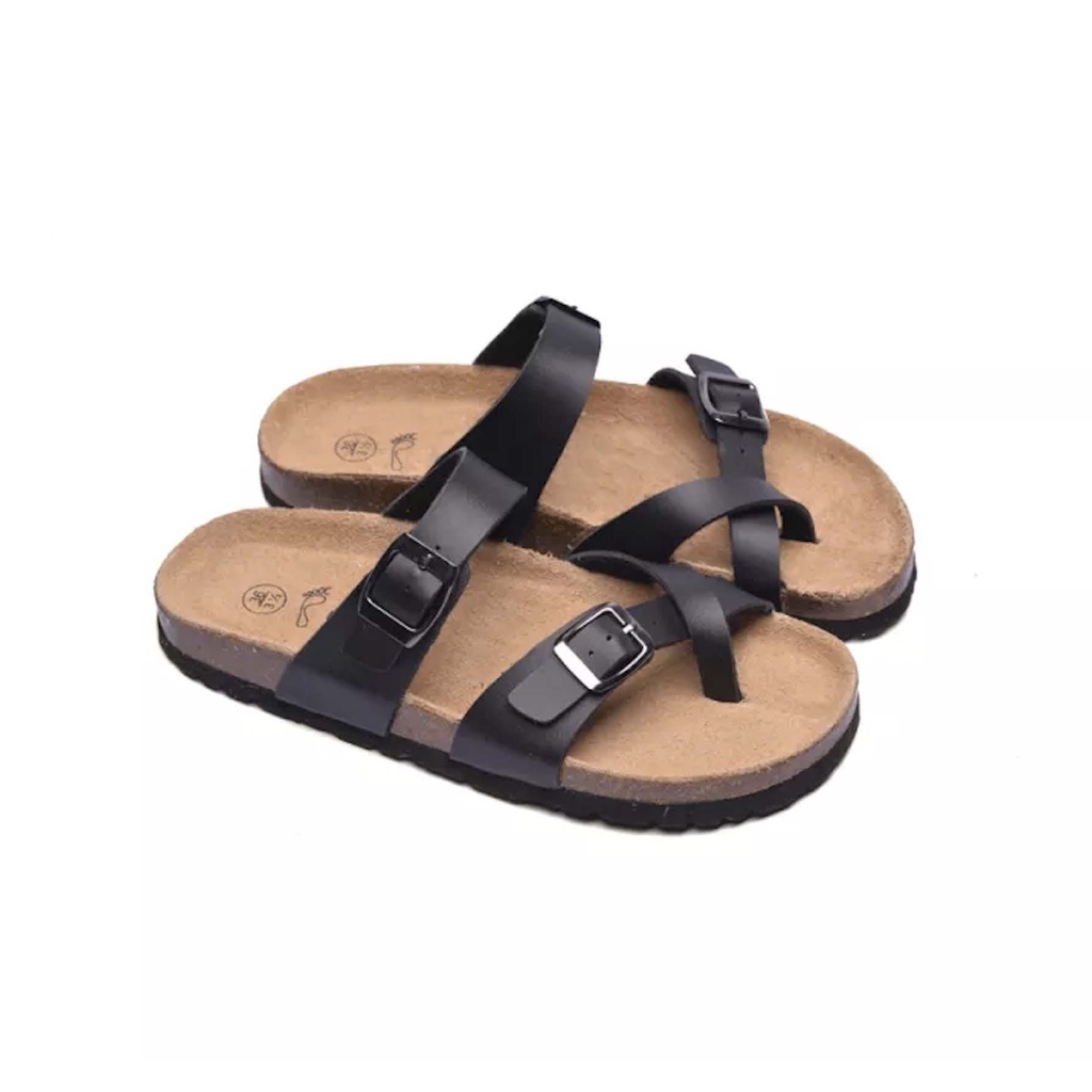 Sandal đế trấu nam nữ unisex sandal birken xỏ ngón Buenas - BU02 - giày dép quai hậu học sinh