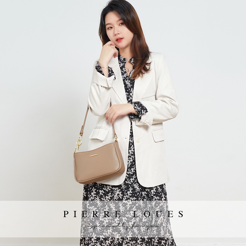 Túi đeo vai Pierre Loues kiểu yên ngựa thời trang đơn giản dành cho nữ