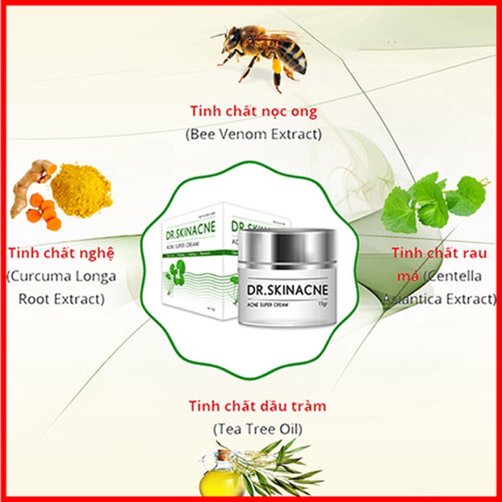 Kem Giảm Mụn Ngừa Thâm Liền Sẹo DR.SKINACNE Chính Hãng | BigBuy360 - bigbuy360.vn