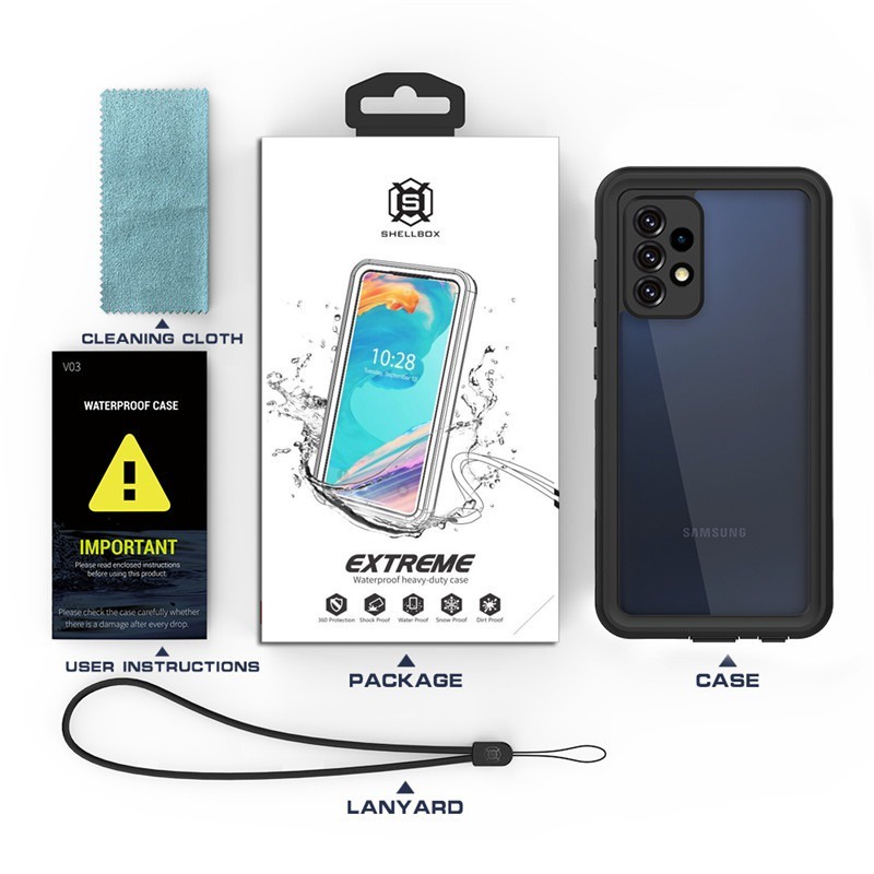 Ốp Điện Thoại Trong Suốt Chống Sốc Chống Thấm Nước Cho Samsung Galaxy A01 / A11 / A21 / A02S / M02S / A12 / A22 / A32 / A42 / A52 / A72 5g