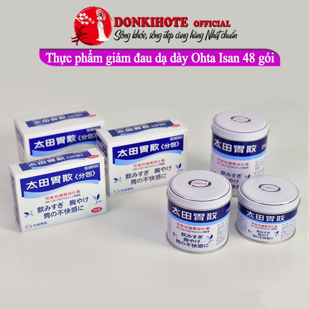 Đau dạ dày, ohta isan Nhật Bản 48 gói