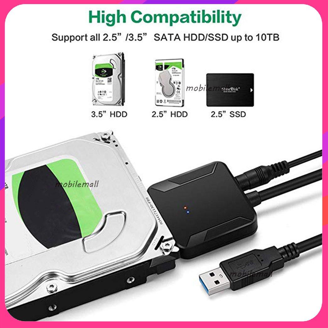 Bộ Chuyển Đổi Ổ Cứng Hdd Usb 3.0 Sang 2.5 "/ 3.5" Ide Sata | BigBuy360 - bigbuy360.vn