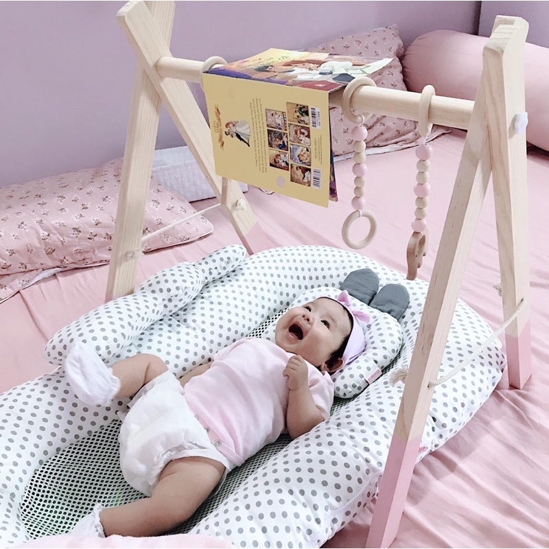 Nôi lưới cho bé- nôi có vỏ tháo ra giặt được