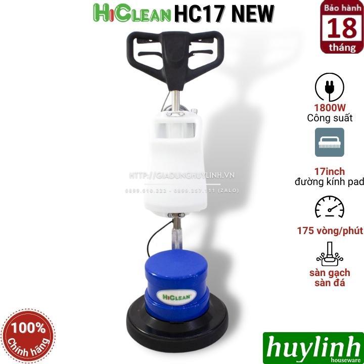 [Mã ELHAMS5 giảm 6% đơn 300K] Máy chà sàn tạ đánh bóng công nghiệp Hiclean HC17 New