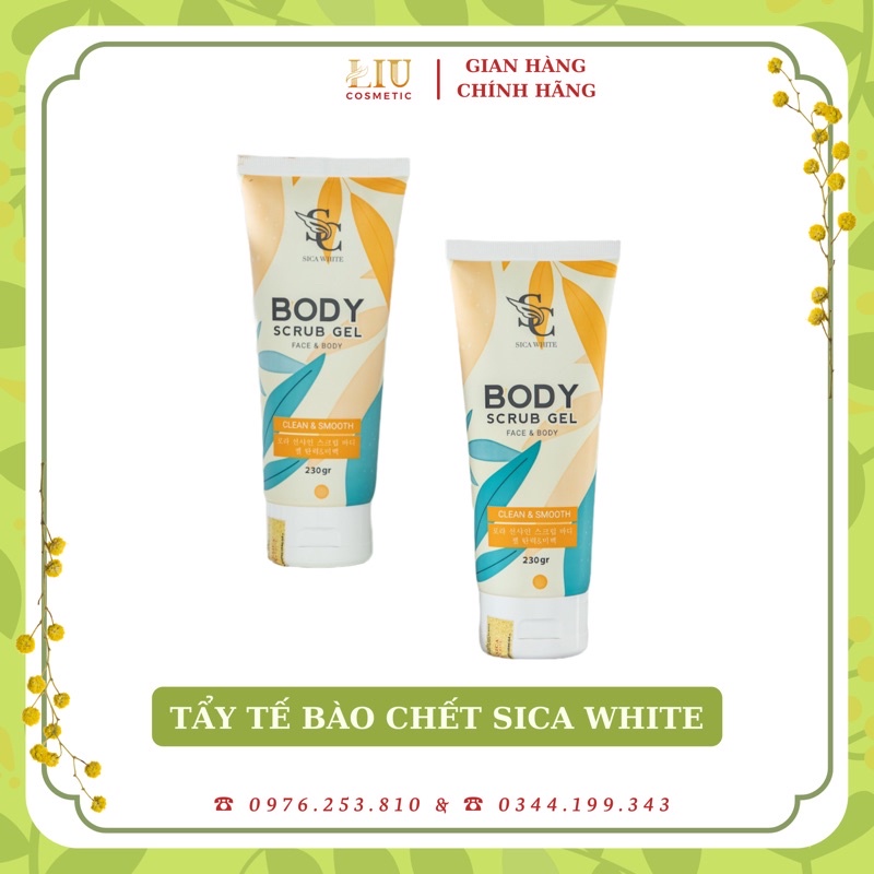 [RẺ VÔ ĐỊCH] TẨY TẾ BÀO CHẾT SICA - BODY SCRUB GEL