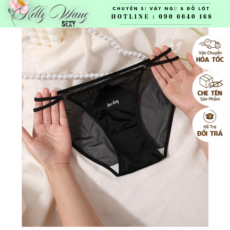Q11.HCM -Quần lót ren lưới sexy TG008  thấm hút mồ hôi co giãn thoải mái - quần chíp nữ sexy - KELLY WANG