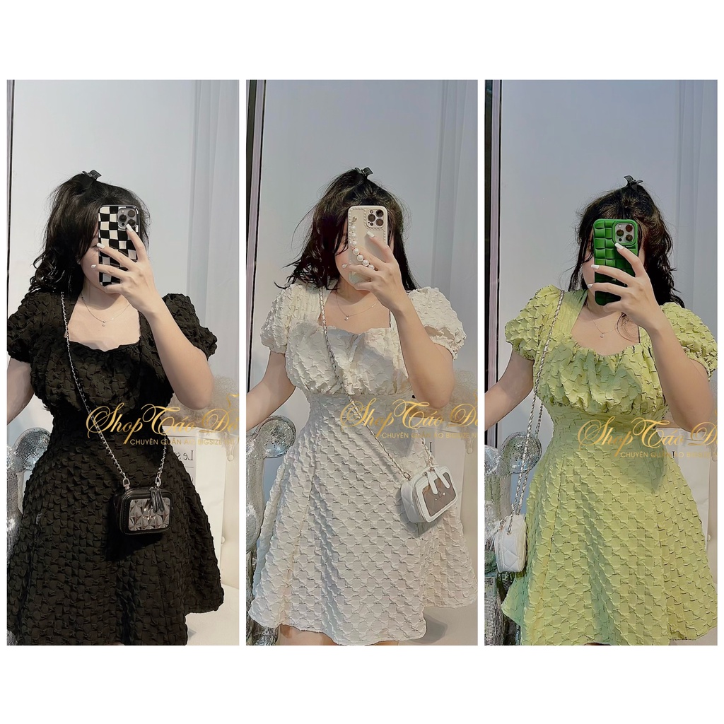 Đầm Cổ Vuông Khoét Ngực Gợi Cảm D80  🍎🍎🍎
