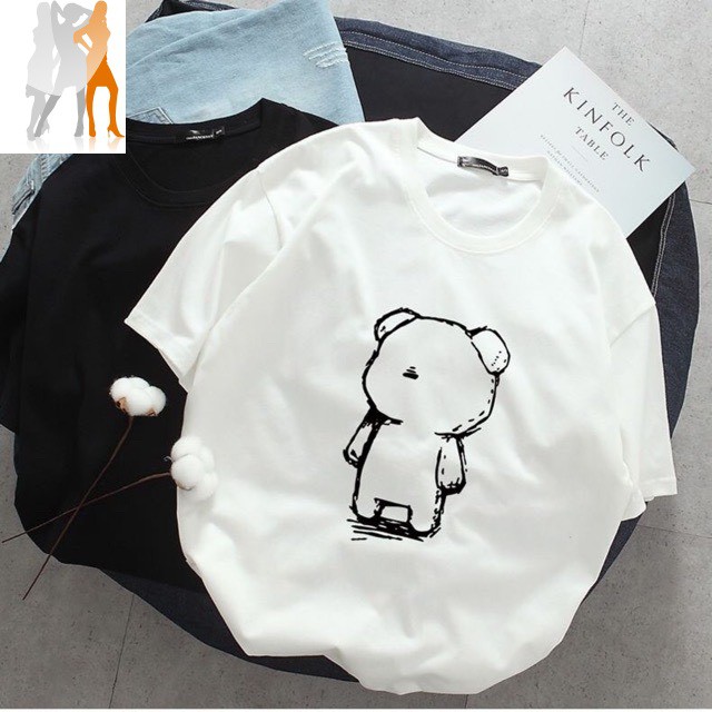 [Có full video] Áo thun nam nữ hình con gấu form rộng tay lỡ - Trùm Chuyên Sỉ Thời Trang - 180620201125 | BigBuy360 - bigbuy360.vn