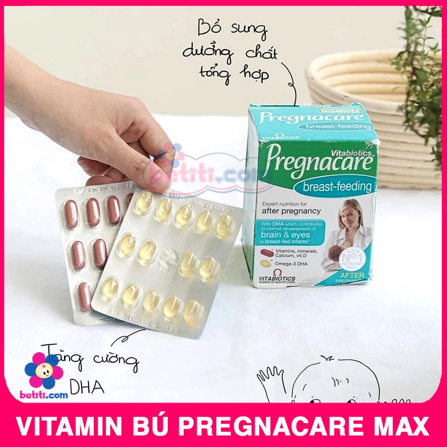 Vitamin Bú Pregnacare Max Bú Anh 84 viên