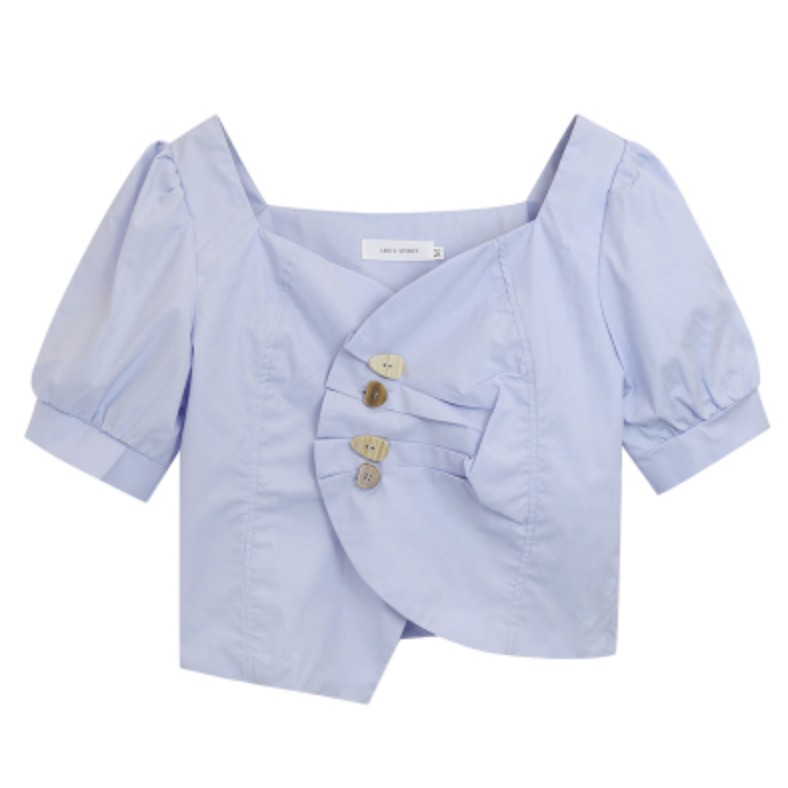 Áo kiểu hoạ tiết cúc nổi bật SUGARIE (ảnh thật) | BigBuy360 - bigbuy360.vn