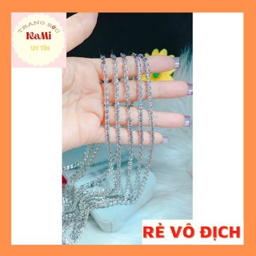 Dây chuyền nam nữ 💎𝑭𝑹𝑬𝑬𝑺𝑯𝑰𝑷 💎Dây Chuyền Nam Nữ Trắng mạ Bạch Kim cao cấp ảnh chụp thật