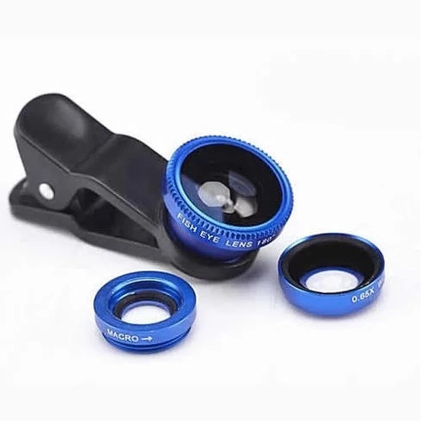 [PHUK101 Giảm 10K] Lens Chụp Hình Cho Điện Thoại 3 trong 1 Universal Clip Lens - Thiết Bị Len Chụp Hình Ở Khoảnh Cách Xa