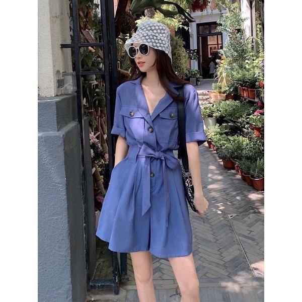 Jum kèm đai bảng màu lạ, Jum ngắn kèm đai Hàn Quốc - Dorita Boutique