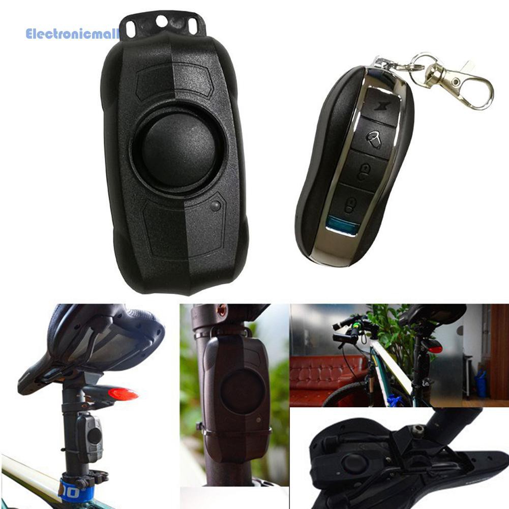 ElectronicMall01 Electric Wireless Motorcycle Bike Alarm Anti-Theft Security Vibration Detector AK-1301A 315MHz Car Key