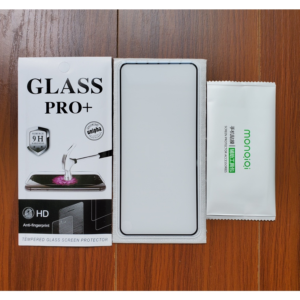 Cường lực Monqiqi Redmi K40 / K40 Pro / K50 Gaming / K50 / K40 Gaming / Poco F3 Full màn bóng mượt viền mỏng hạn chế vân