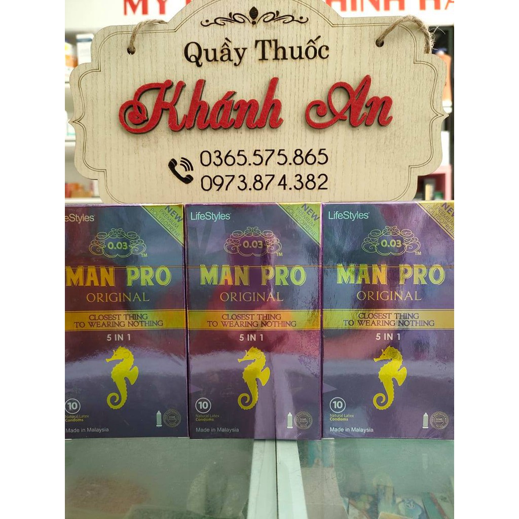 BAO CAO SU SIÊU MỎNG - GIÚP KÉO DÀI THỜI GIAN - MAN PRO