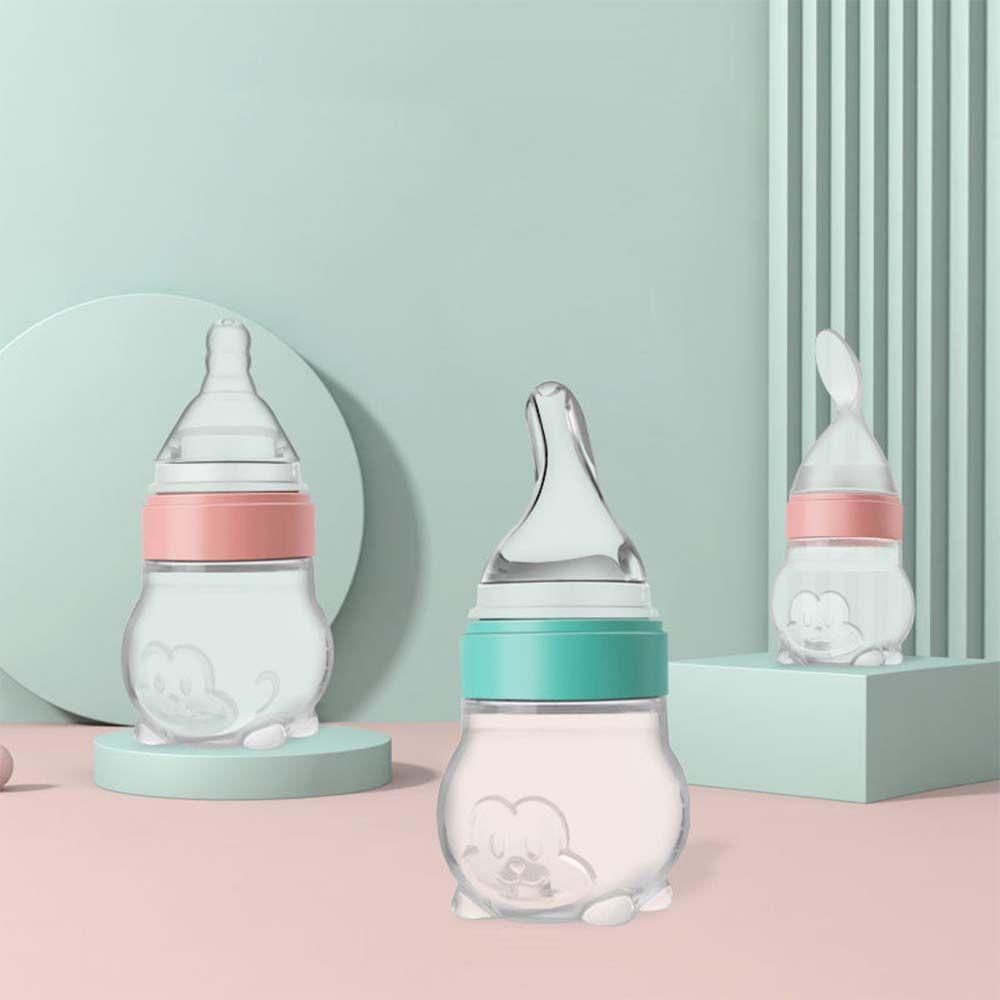 Bình Đựng Sữa Bằng Silicone Nhỏ Gọn Cho Bé