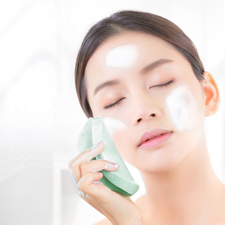 Bọt biển rửa mặt tạo bọt làm sạch và massage da mặt Sidumi Beauty Tools Natural Cleansing Sea Sponge