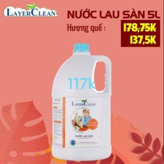 Nước lau sàn hữu cơ Layer Clean hương Quế 5L