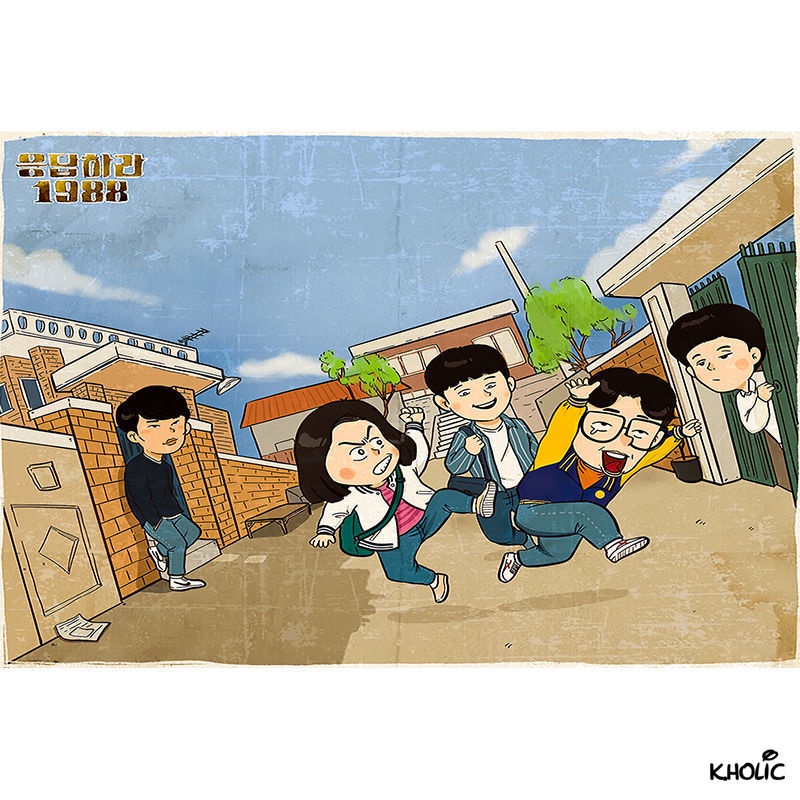 Reply 1988, trò chơi ghép hình bằng gỗ, 300/500/1000 miếng ghép hình, đồ chơi, k-drama