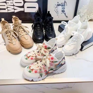 Giày hoa sneaker nữ Hàn Quốc