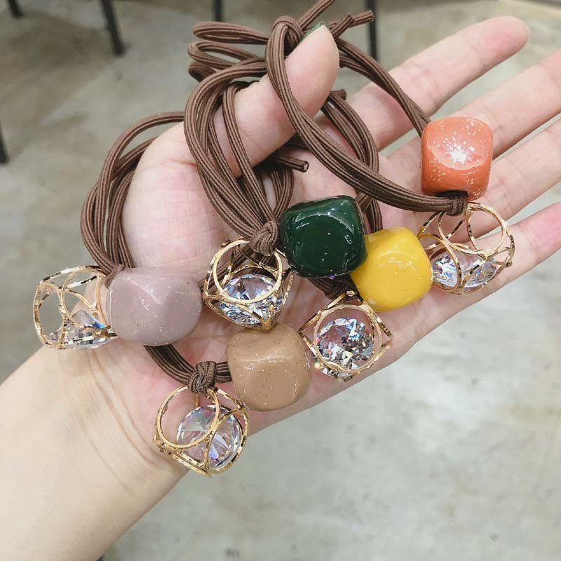 Korean Candy Color Diamond Hollow Headband B731