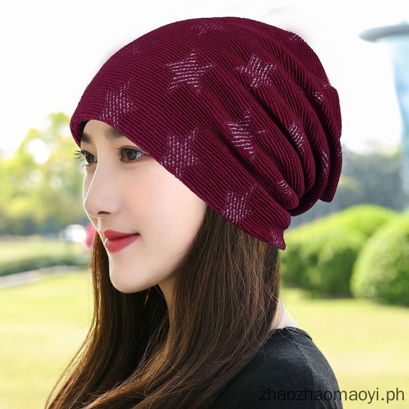 Mũ trùm đầu chống bụi bẩn thoáng khí in họa tiết thời trang cho nam và nữ