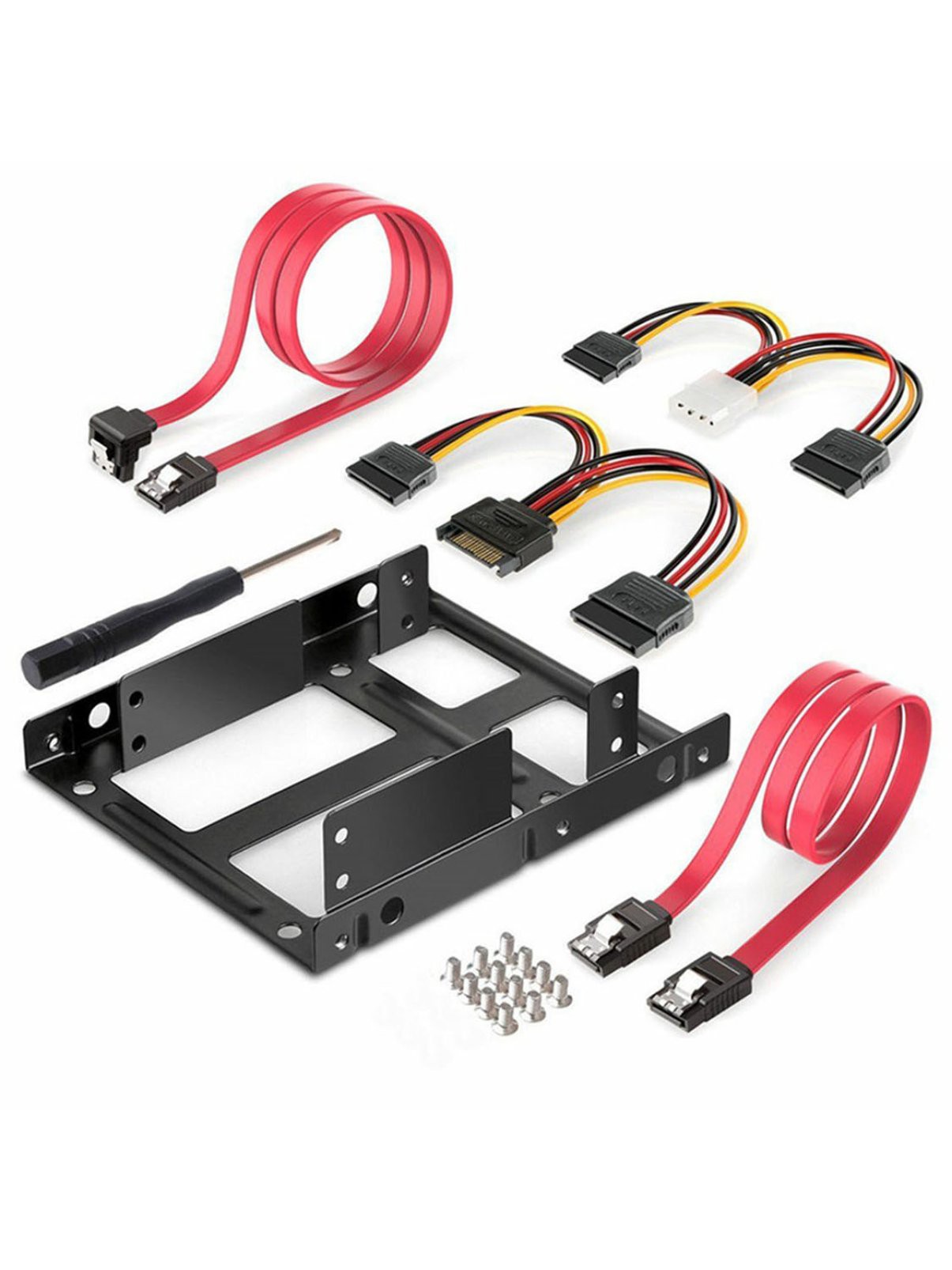 Set 2 Khay Đựng Ổ Cứng Trong 2.5 Inch Ssd Sang 3.5 Inch | BigBuy360 - bigbuy360.vn