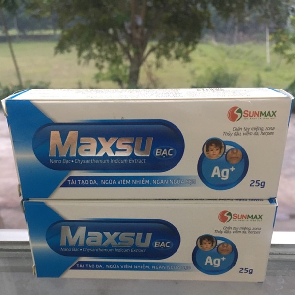 - GEL MAXSU Bạc Kích Thích Tái Tạo Da Làm Mờ Sẹo- Túyp 25 g