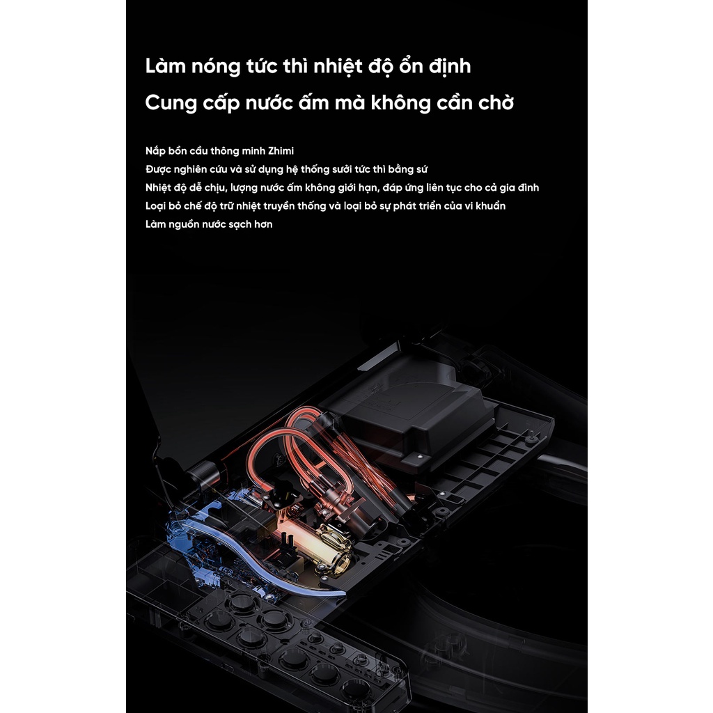 Nắp bồn cầu thông minh XiaoMi – Phiên bản tiêu chuẩn ZhiMi ZMNTGO1ZM