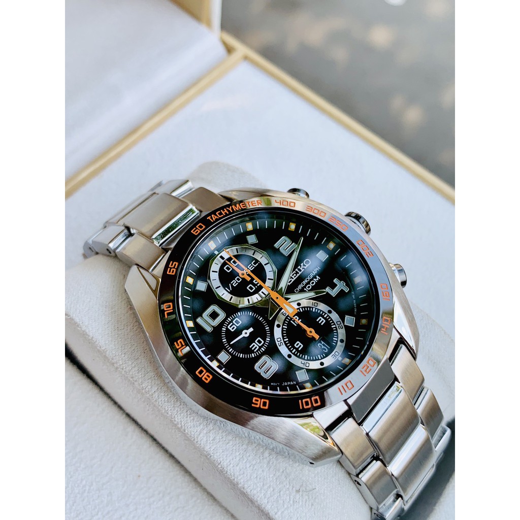 Đồng hồ nam Seiko 5 Chronograph Sport SNDD37P1 - Máy Quartz Pin - Kính Sapphire
