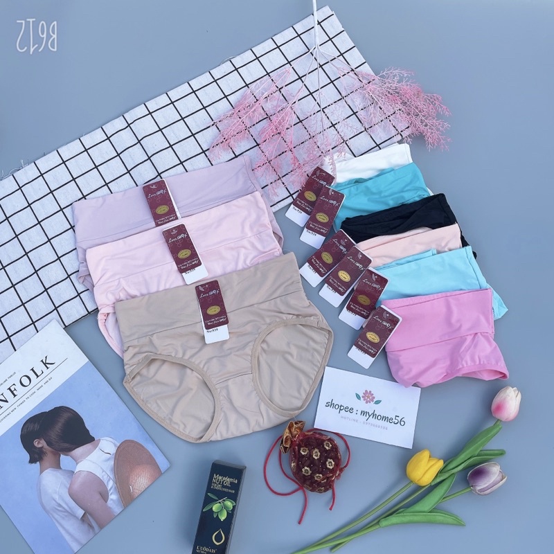 Quần lót cạp cao kèm gen vải su lạnh 939 (40-55kg vừa)