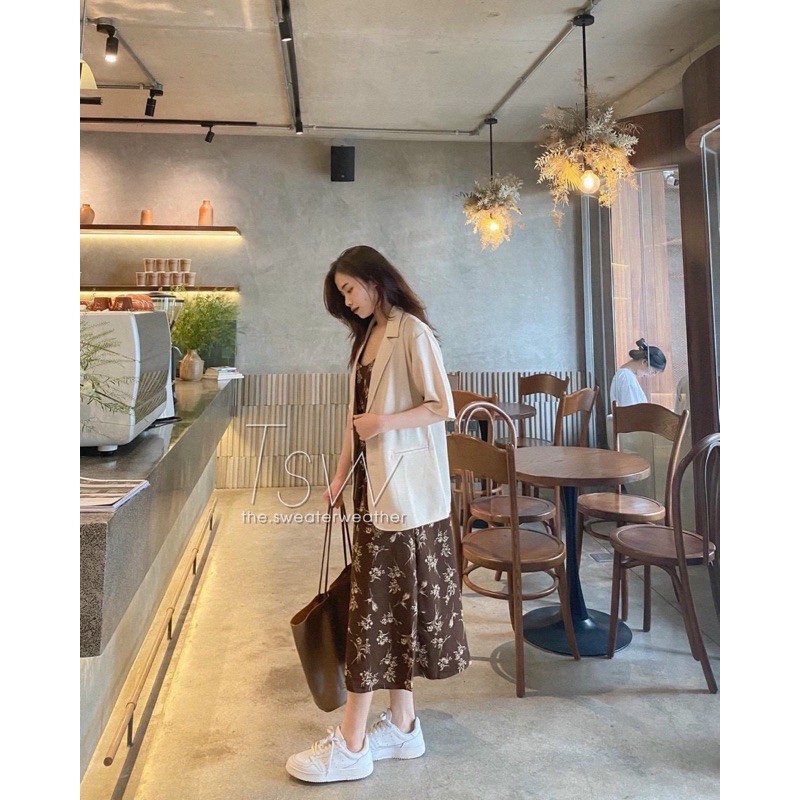 Áo blazer tay lỡ cổ vest nắp túi - 3 màu | BigBuy360 - bigbuy360.vn