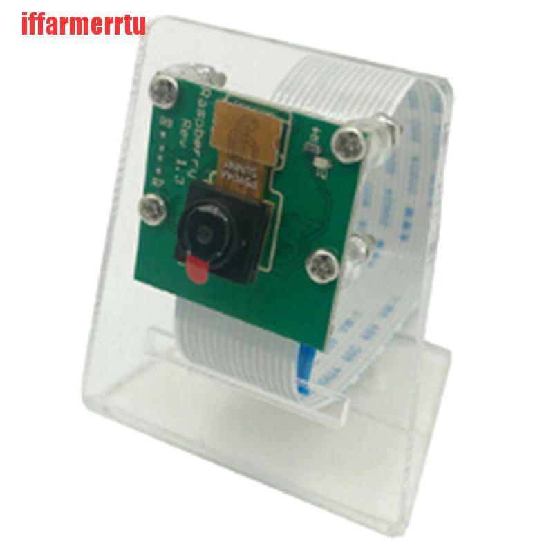 (Hàng Mới Về) Giá Đỡ Máy Ảnh Chất Liệu Acrylic Trong Suốt Cho Raspberry Pi