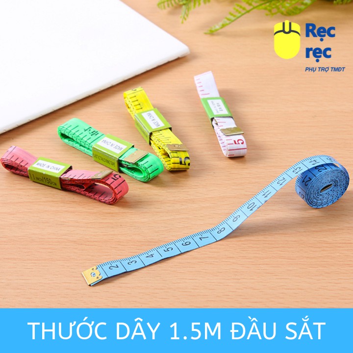 Combo 2 thước dây cuộn 1,5m - 2 hệ đo inch & mm