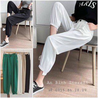 Quần Baggy bo gấu lệch mẫu mới 2021