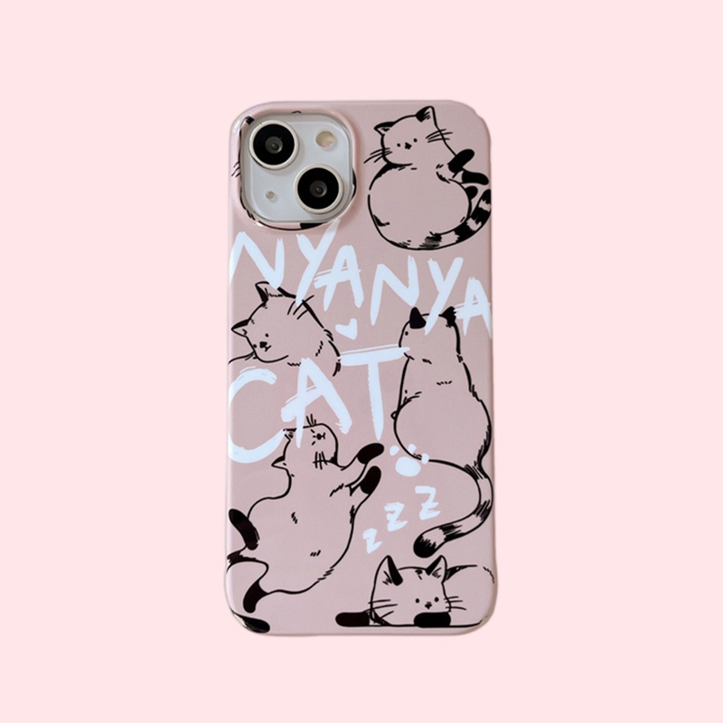 Ốp Điện Thoại Siêu Mỏng Hình Cô Gái / Mèo Cho iPhone 14 / 13 / 12 Pro MAX / 13Pro / 12Pro / 12 / X / XR / XS MAX / 11 / 11 Pro MAX