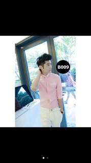 Áo sơ mi nam cổ đứng (big sale nhé 92k)