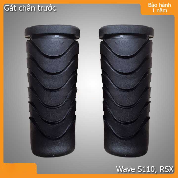Cao su gác chân TRƯỚC SAU xe máy Wave S110, RSX loại tốt giá rẻ