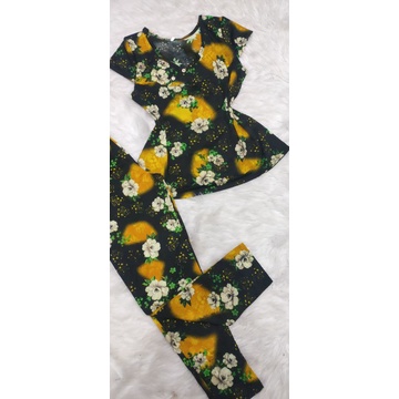 Bộ tay ngắn quần dài thun aty loại 1