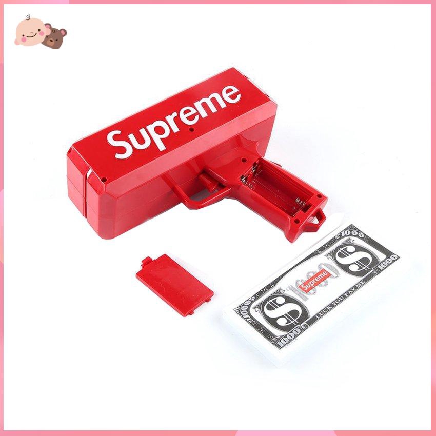 Súng Bắn Tiền Đồ chơi Party Supreme Money hàng chuẩn đẹp