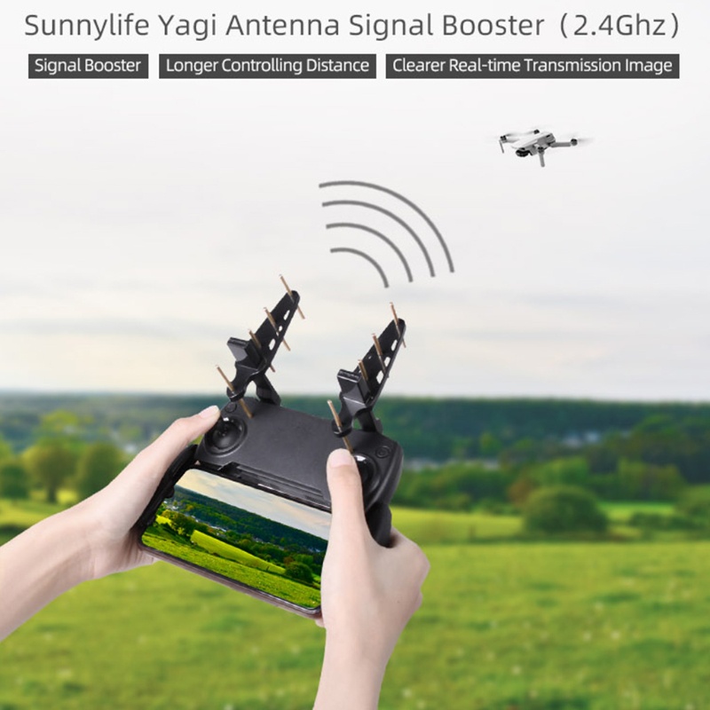 Phụ kiện tăng cường tín hiệu anten cho Dji Mavic Mini / 2 / Air / Pro / Spark / Fimi X8Se Yagi 2.4 / 5.8ghz