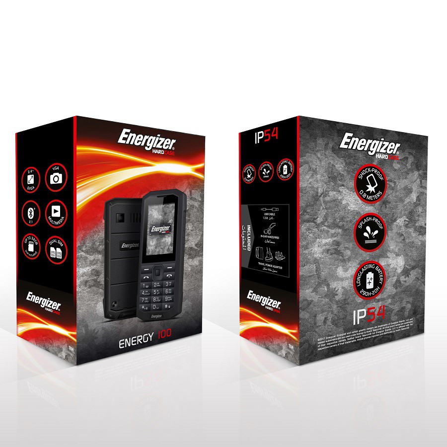Điện thoại Energizer E100 - Chống sốc, kháng nước IP54 - Hàng chính hãng | BigBuy360 - bigbuy360.vn