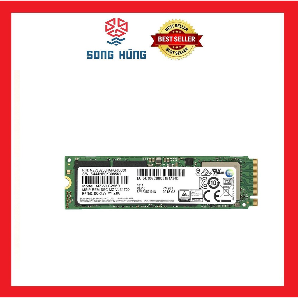 Ổ cứng SSD M2-PCIe Samsung PM981