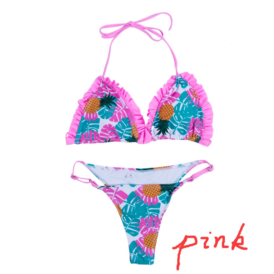 Set áo bikini có mút nâng ngực và quần tam giác gợi cảm cho nữ | BigBuy360 - bigbuy360.vn