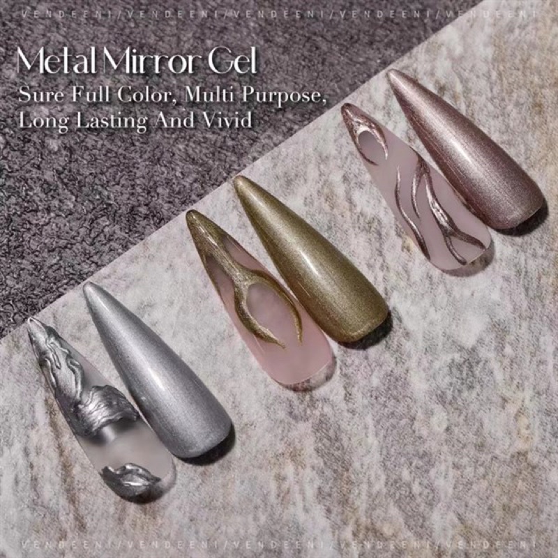 Gel vẽ metan nail ,gel nhũ tráng gương vẽ móng Loại Cao cấp