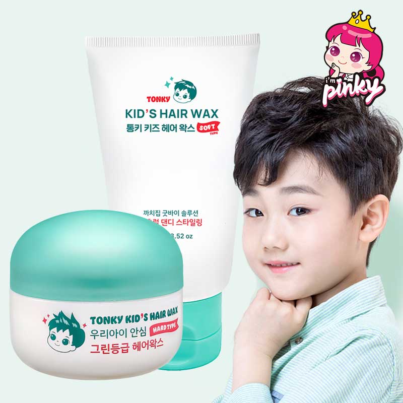 Sáp tạo kiểu tóc Tonky I'm Pinky bền chắc cố định cho trẻ em