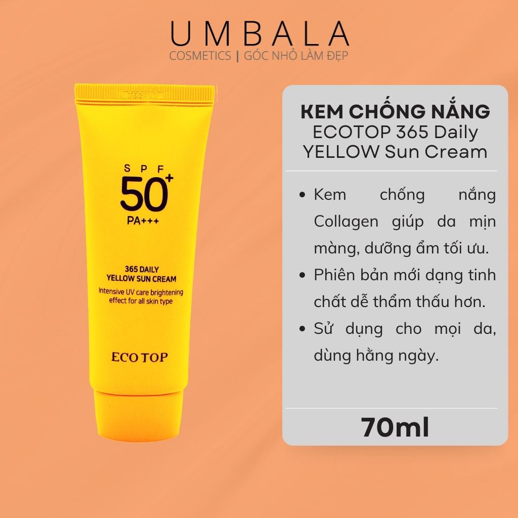 Kem chống nắng Ecotop 365 Daily Yellow (70ml)