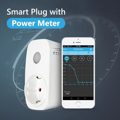 Gobuy Sales BroadLink SP3S Wireless WiFi Smart Socket Switch Plug Timer Monitor EU For Phone GOBUY | BigBuy360 - bigbuy360.vn