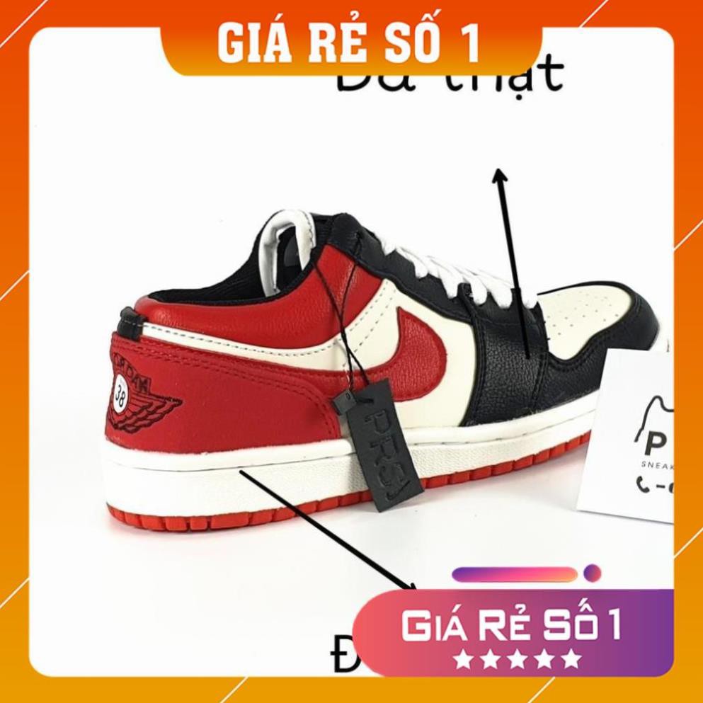 [FREESHIP-BẢO HÀNH 12 THÁNG] Giày Thể Thao AIR JORDAN 1 Low Cổ Thấp  Đen Đỏ CỰC ĐẸP Hàng Chất | BigBuy360 - bigbuy360.vn